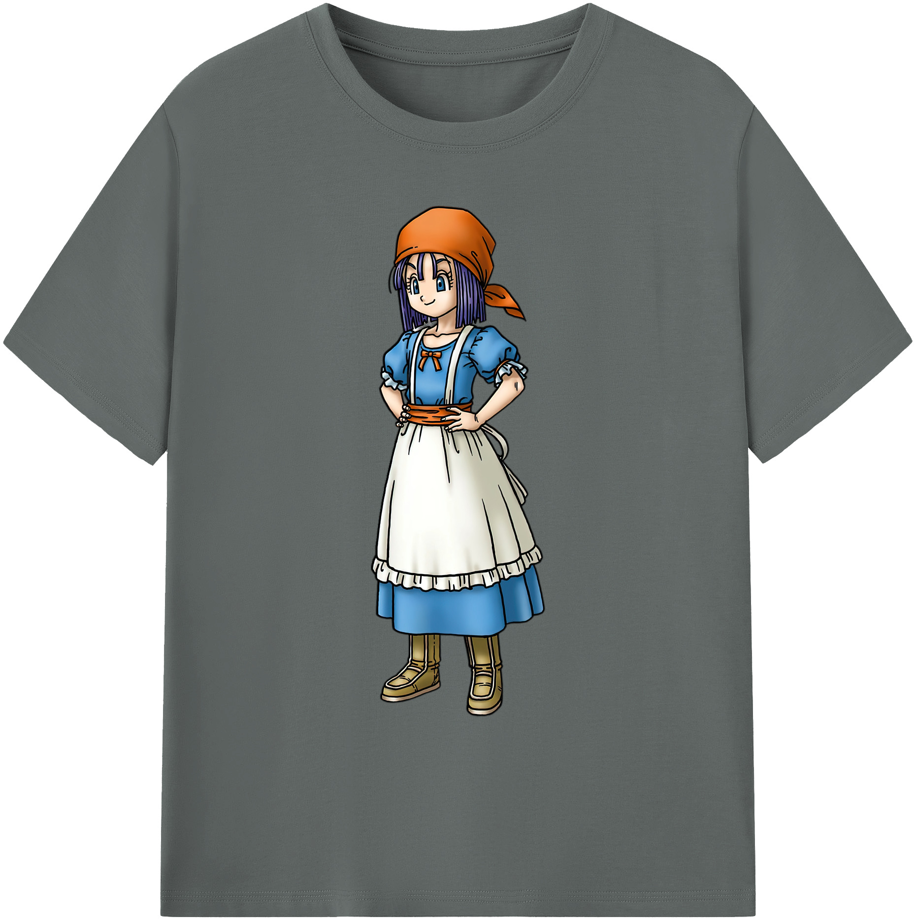 （画像用） ドラゴンクエスト Doragon Kuesuto Dragon Quest 綿100％ メンズ半袖Tシャツ｜肌触りやわらか＆通気性